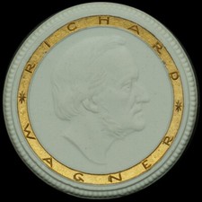 BAYREUTH: Porzellan-Medaille