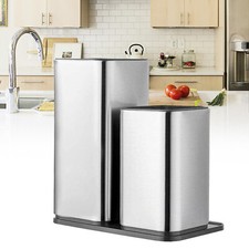 Einzigartiges Messerblock Ohne Messer Universal Edelstahl 2 in 1 Speicherdesign!