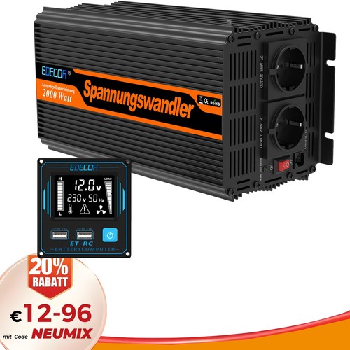 Edecoa spannungswandler 12v - edecoa,