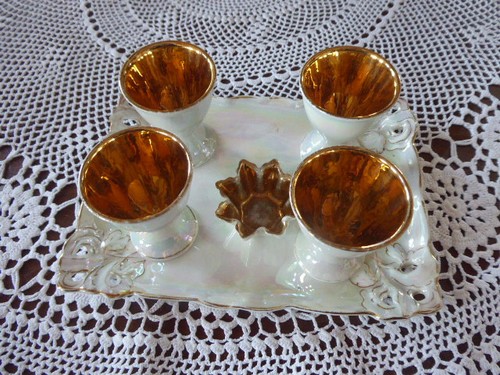 Antikes eierset - antikes,