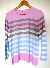 Rösch schickes Damenshirt Langarm Gr. 44 100% Baumwolle sportlich