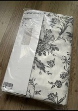 IKEA Alvine Kvist Bettwäsche Set, Bettwäschebezug, 140x200 Cm, Grau Weiß