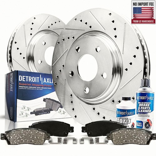 Front drilled rotors brake - drilled,