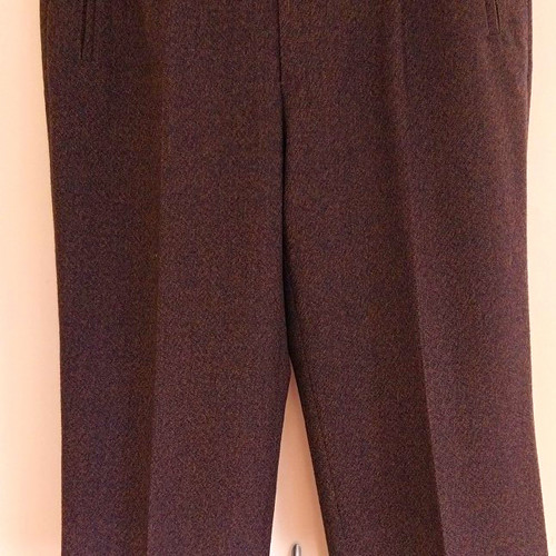 Tweed anzughose braun wolle - tweed,