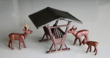 PLAYMOBIL  Futterstelle Futterraufe mit Rehfamilie, Ricke, Rehbock und Rehkitz