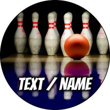 Bowling Tortenaufleger essbar