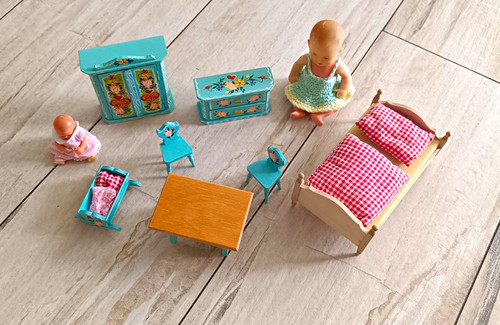 Puppenhaus schlafzimmer - puppenhaus,
