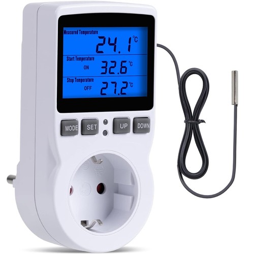 Digital led temperaturregler - digital,