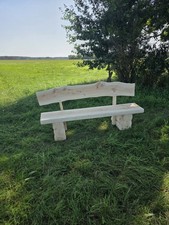 Massiv rustikale Holzbank