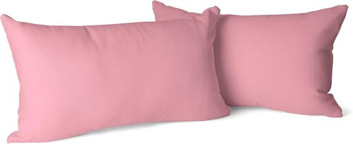 Kissenbezug rosa 2er - kissenbezug, 80
