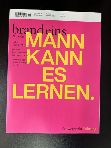 Brand eins wirtschaftsmagazin - brand,