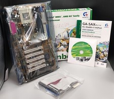 Quasi unbenutzt! Mainboard Gigabyte GA-5AX Rev. 5 ALi Aladdin V Sockel 7