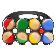 GICO Boccia Spiel 8er aus Massivholz, Durchmesser 7 cm 3011