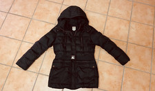 Gr. 40, Damen, Daunenjacke (lang) m. Kapuze (abnehmbar) Schwarz, s.Oliver