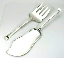 Silber Fischvorleger Danmark Heise für P. Hertz Silber 3 Türme, Paar - 18397 –