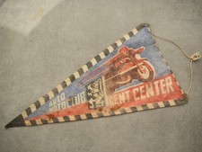 alter Wimpel Fahne AUTO MOTO CLUB GENT CENTER Stoffwimpel Motorrad Automobile