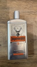 Jägermeister Sammeldose Blechdose Silber mit Deckel