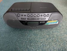 SONY CFD-S07CP CD Radio Kassettenrecorder MP3 Playback Top Funktionsfähig
