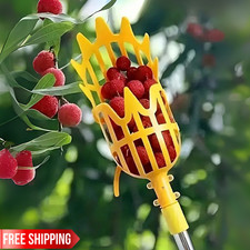 Obstpflücker Korbkopf Apfel/Zitrus/Pfirsichfänger Werkzeug Bauernhof Garten Pflückbox