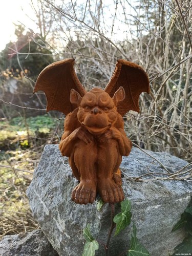 Gusseisen gargoyle edelrost - gargoyle,