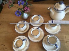 Villeroy Boch / Gallo Design Keramik Serie Bolzano, Tassen, Untertassen, Kanne