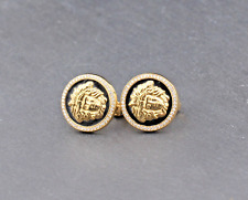 GIANNI VERSACE Medusa OHRSTECKER mit 98 BRILLANTEN | Vintage | 750er Gold