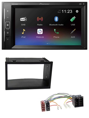 Pioneer dab mp3 2din - dab, bluetooth