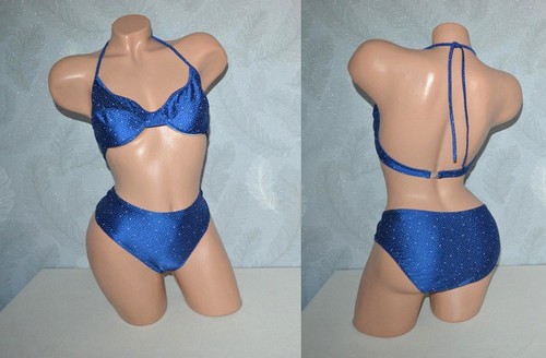 Vintage glanz bügel bikini - vintage,