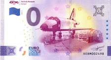 0 Euro Schein Technik Museum Speyer · Apollo and Beyond · Souvenir o € Banknote
