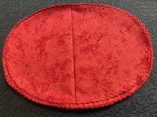 9 Platzdeckchen oval Stoff-waschbar