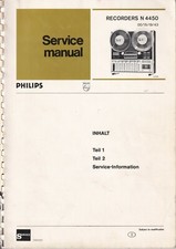 Service Manual-Anleitung für Philips N 4450 