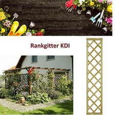 Rankgitter Holz 180x41cm oder 180x60cm Rankenhilfe Rankzaun Ranke kdi Rankhilfe