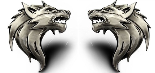 Stück metall wolf - stück,