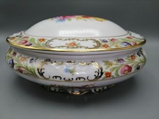 Schumann Arzberg Dresdner Blumen Deckeldose Porzellandose Bonboniere Empress
