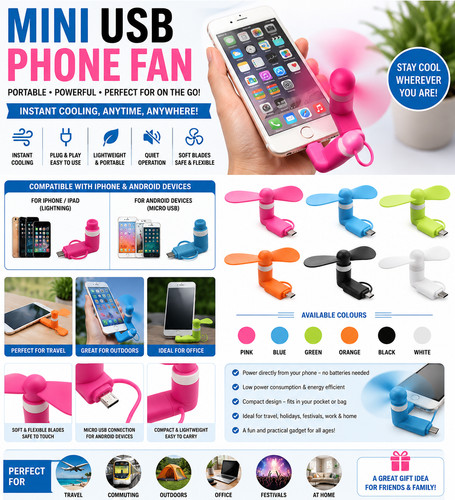 Stück mini handy - stück, lüfter