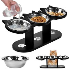 3er Futterstation Katzennapf