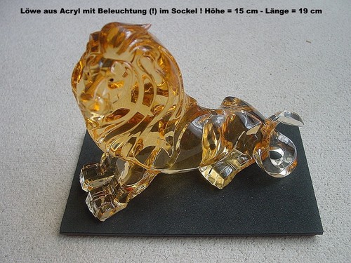 Löwe aus acryl - löwe,