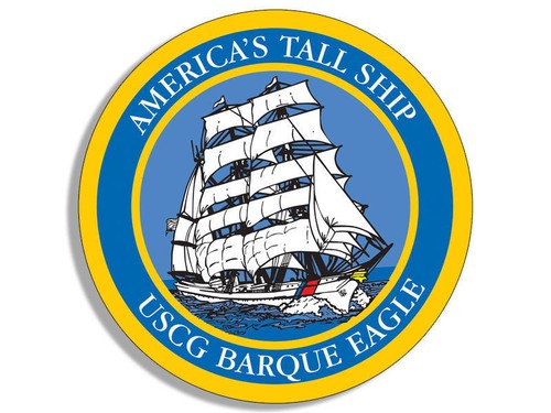 10cm aufkleber uscgc - 10cm,