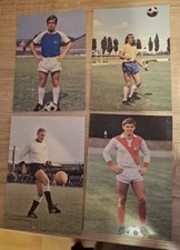 Shell Bergmann Fussball WM 1970 Postkarten Konvolut, bereits eingeklebt