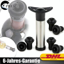 Weinpumpe mit 6 Vakuum Stopfen