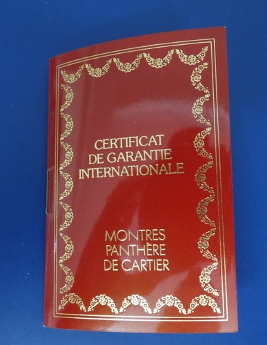 Cartier panthere zertifikat - panthere,