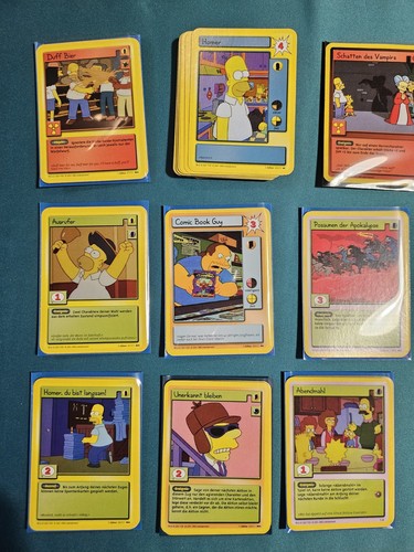 Simpsons sammelkartenspiel - simpsons,
