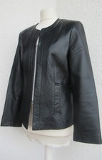 JOY Damen Lederjacke schwarz