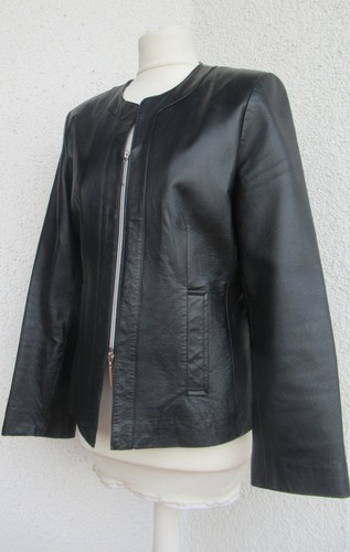 Joy damen lederjacke schwarz - joy,