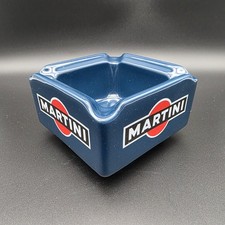 Vintage MARTINI 1960er Werbe Aschenbecher Keramik E&A Böckling Neudenau