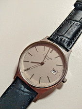 J.Chevalier vintage Herrenuhr  - Quartz - Batterie + Band neu - Werk läuft