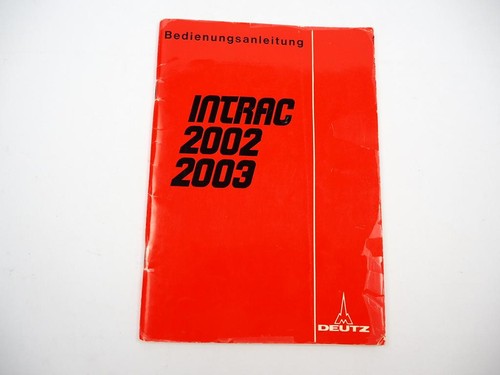 Deutz intrac 2002 2003 - deutz,