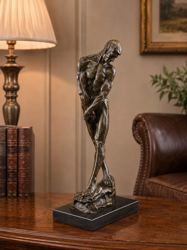 Bronze skulptur männlicher - bronze,