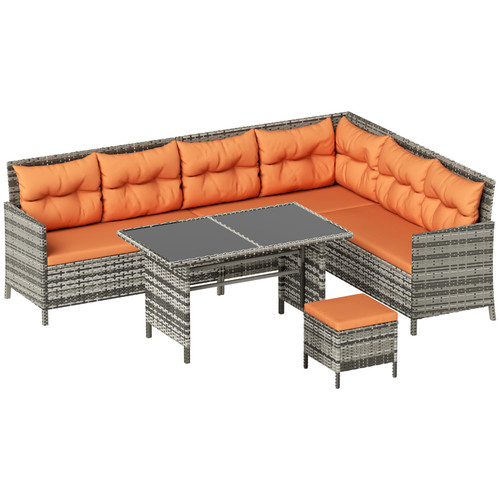Ecksofa garnitur 6tlg - garnitur,
