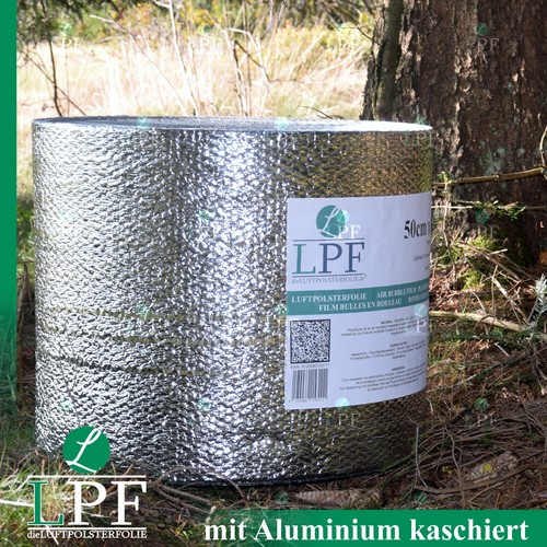 Luftpolsterfolie alu aluminium - luftpolsterfolie,